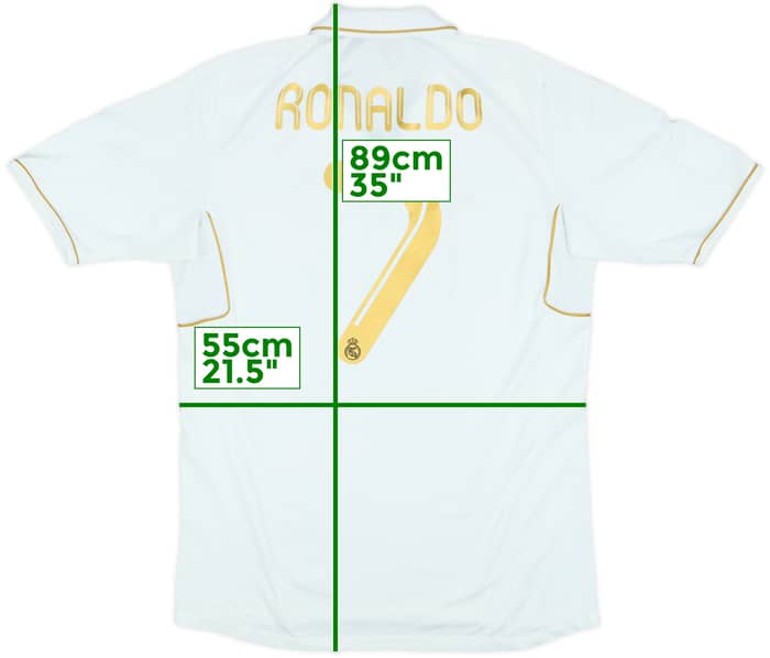 2011-12 Real Madrid Home Shirt Ronaldo #7 - 5/10 - (L)