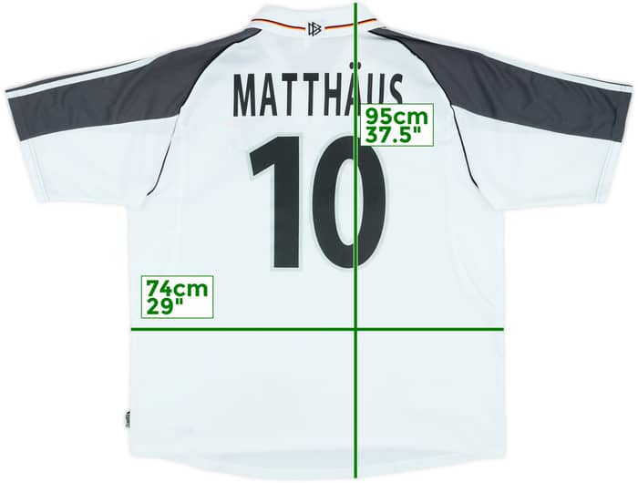 2000-02 Germany Home Shirt Matthaus #10 - 5/10 - (XXL)