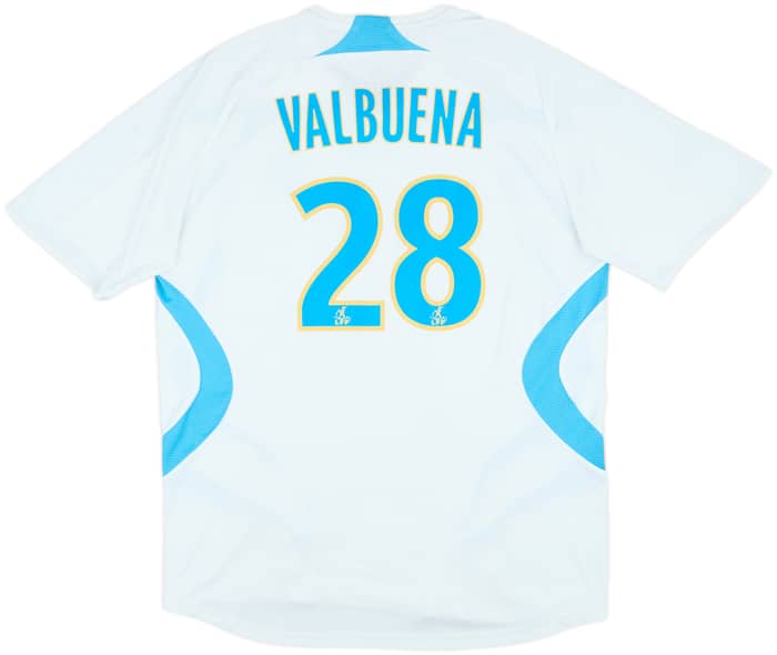 2007-08 Olympique Marseille Home Shirt Valbuena #28 - 5/10 - (XL)