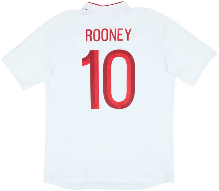 2012-13 England Home Shirt Rooney #10 - 6/10 - (L)