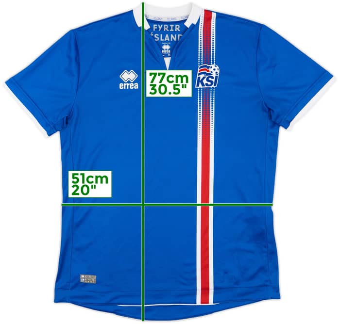 2016-18 Iceland Home Shirt - 5/10 - (M)
