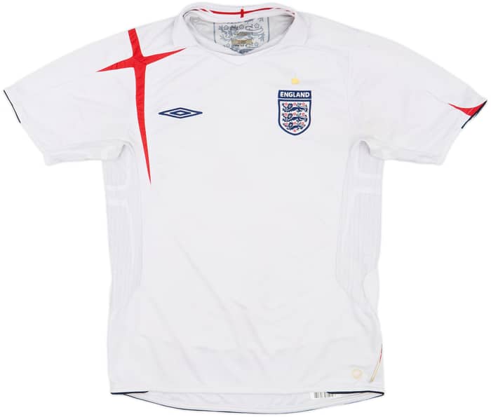 2005-07 England Home Shirt - 4/10 - (M)