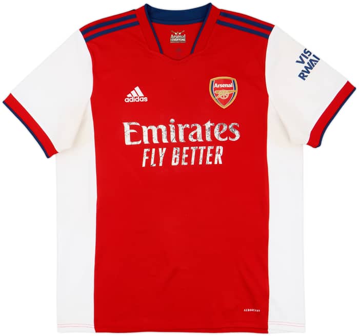 2021-22 Arsenal Home Shirt Odegaard #8 - 4/10 - (XL)