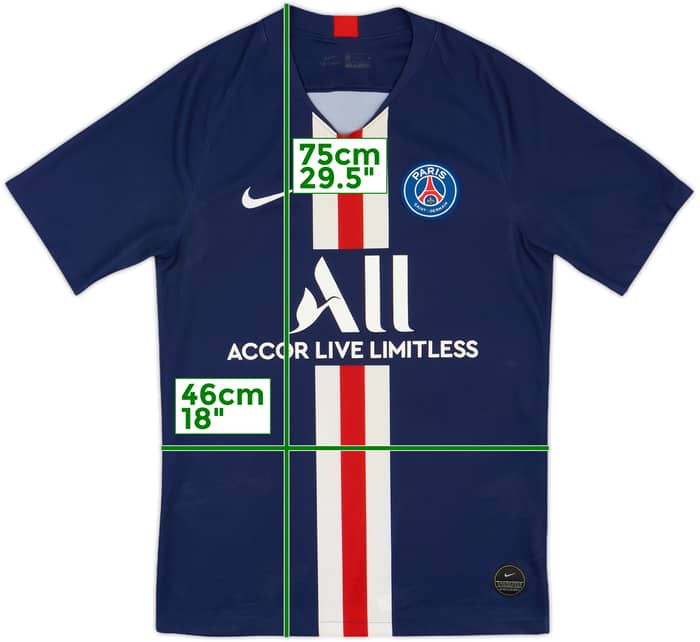 2019-20 Paris Saint-Germain Home Shirt - 4/10 - (S)