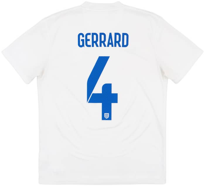 2014-15 England Home Shirt Gerrard #4 - 4/10 - (M)