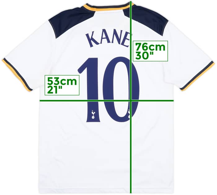 2016-17 Tottenham Home Shirt Kane #10 - 7/10 - (M)