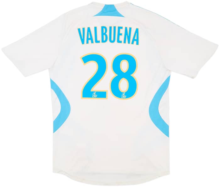 2007-08 Olympique Marseille Home Shirt Valbuena #28 - 4/10 - (M)