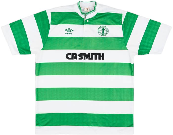 1987-89 Celtic Centenary Home Shirt #4 - 9/10 - (L)