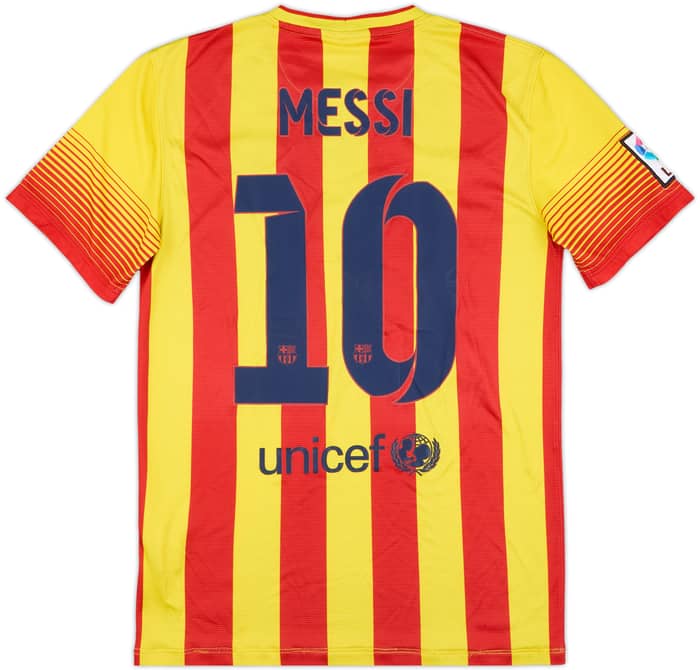 2013-15 Barcelona Away Shirt Messi #10 - 6/10 - (S)