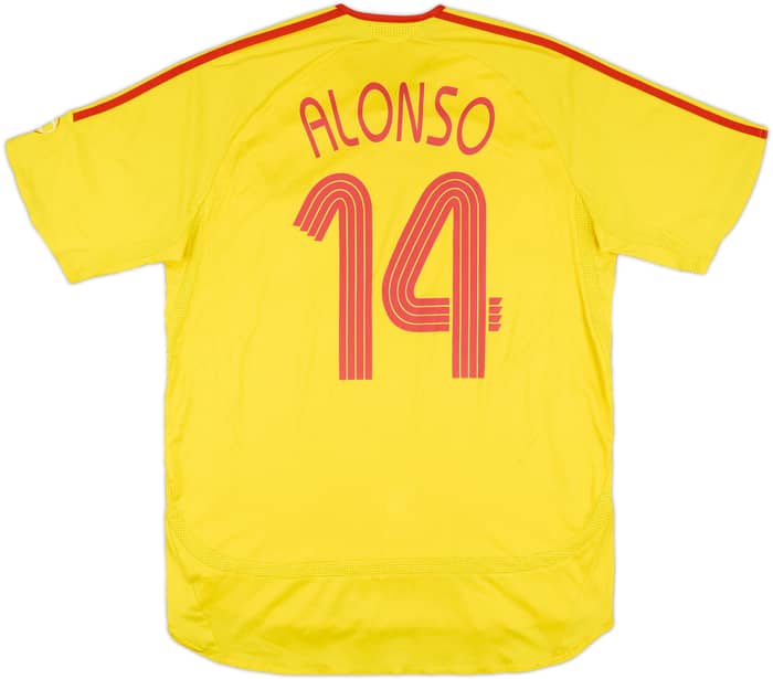 2006-07 Liverpool Away Shirt Alonso #14 - 6/10 - (L)