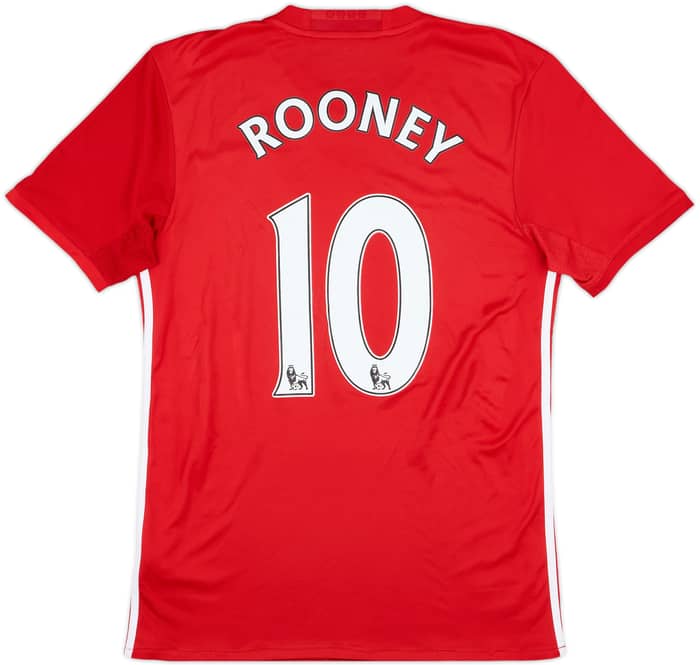 2016-17 Manchester United Home Shirt Rooney #10 - 7/10 - (S)