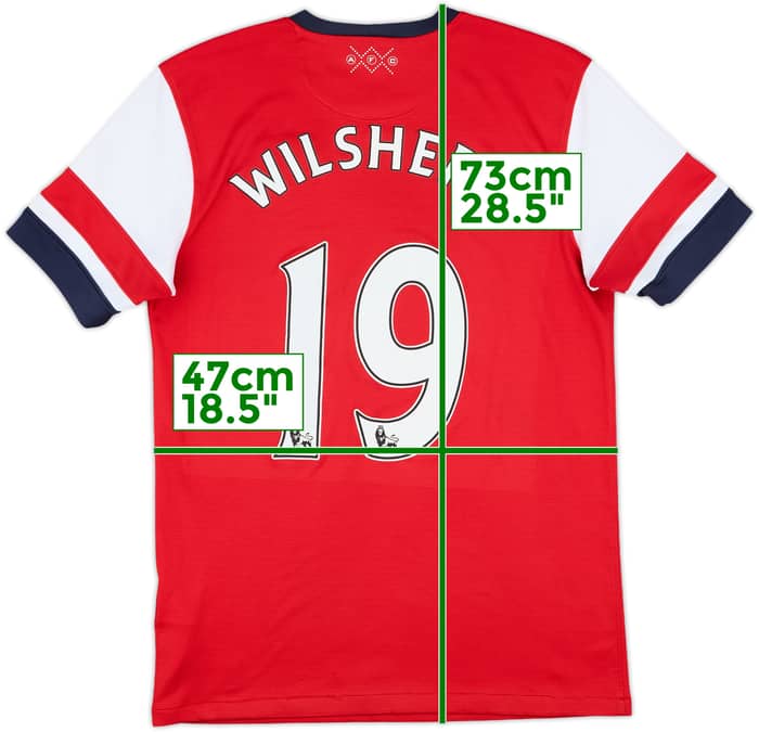 2012-14 Arsenal Home Shirt Wilshere #19 - 7/10 - (S)