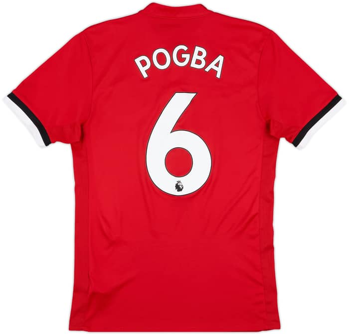 2017-18 Manchester United Home Shirt Pogba #6 - 5/10 - (S)