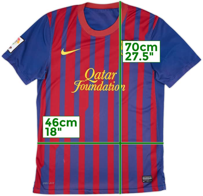 2011-12 Barcelona Home Shirt - 5/10 - (S)