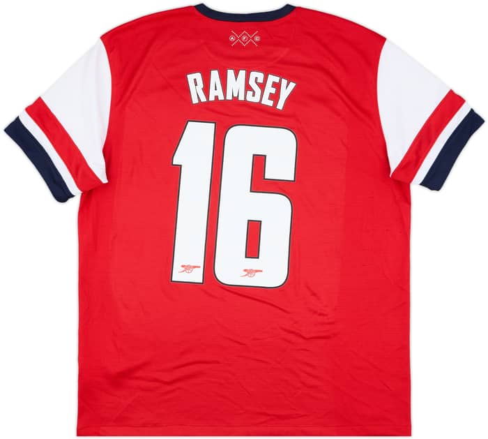 2012-14 Arsenal Home Shirt Ramsey #16 - 8/10 - (XL)
