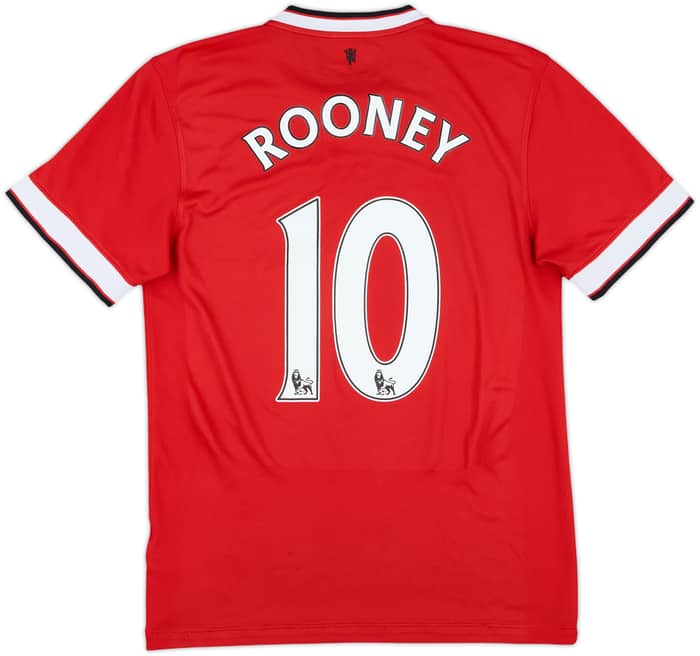 2014-15 Manchester United Home Shirt Rooney #10 - 6/10 - (S)