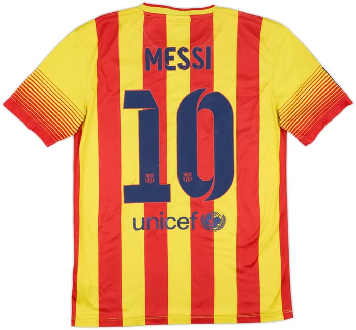 2013-15 Barcelona Away Shirt Messi #10 - 7/10 - (S)
