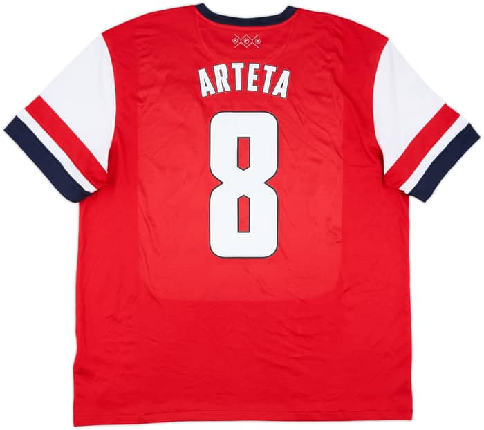 2012-14 Arsenal Home Shirt Arteta #8 - 7/10 - (XXL)