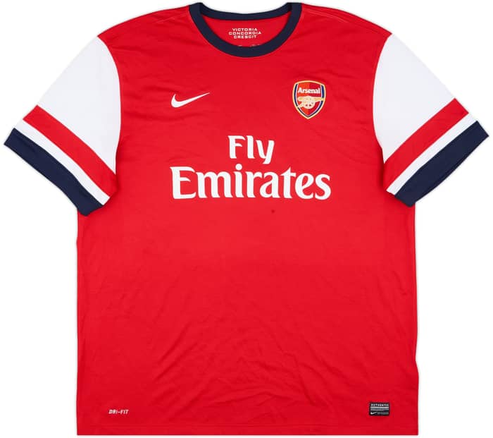 2012-14 Arsenal Home Shirt Arteta #8 - 7/10 - (XXL)