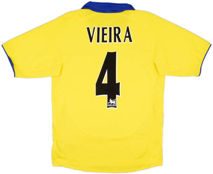 2003-05 Arsenal Away Shirt Vieira #4 - 9/10 - (S)