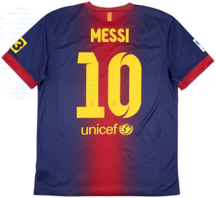 2012-13 Barcelona Home Shirt Messi #10 - 8/10 - (L)