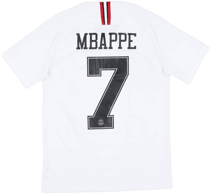 2018-19 Paris Saint-Germain European Away Shirt Mbappe #7 - 9/10 - (S)