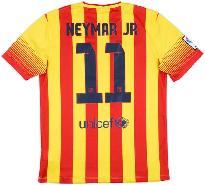 2013-15 Barcelona Away Shirt Neymar Jr #11 - 6/10 - (M)