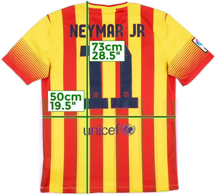 2013-15 Barcelona Away Shirt Neymar Jr #11 - 6/10 - (M)
