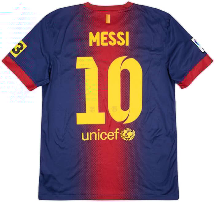 2012-13 Barcelona Home Shirt Messi #10 - 8/10 - (M)