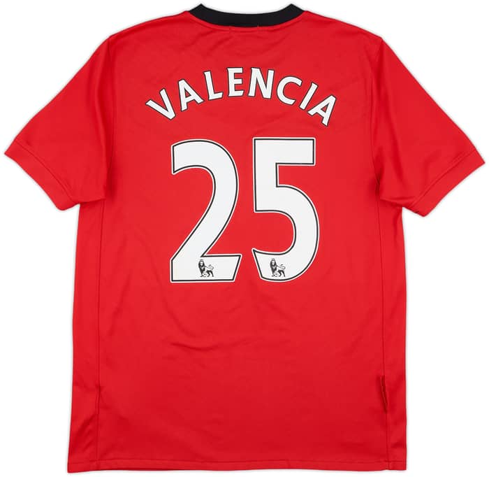 2009-10 Manchester United Home Shirt Valencia #25 - 7/10 - (M)
