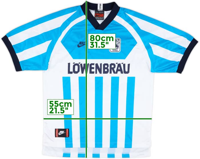 1995-96 1860 Munich Home Shirt #6 - 8/10 - (L)