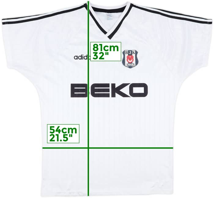1995-96 Besiktas Home Shirt #9 - 7/10 - (L)