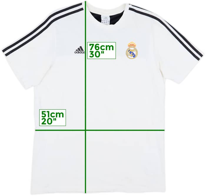 2008-09 Real Madrid adidas Cotton Tee - 6/10 - (M)