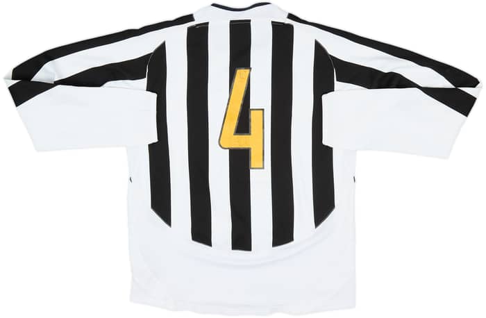 2003-04 Juventus Home L/S Shirt - 5/10 - (L.Boys)