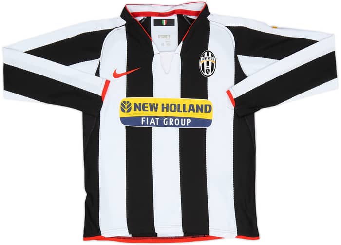 2007-08 Juventus Home L/S Shirt - 6/10 - (S.Boys)