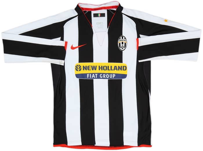 2007-08 Juventus Home L/S Shirt - 7/10 - (M.Boys)