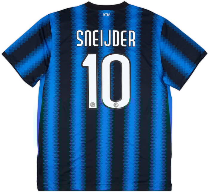 2010-11 Inter Milan Home Shirt Sneijder #10 (XL)