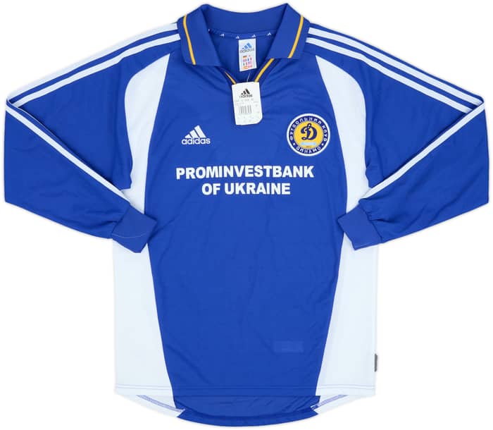 2001-02 Dynamo Kyiv Player Issue Away L/S Shirt (S)