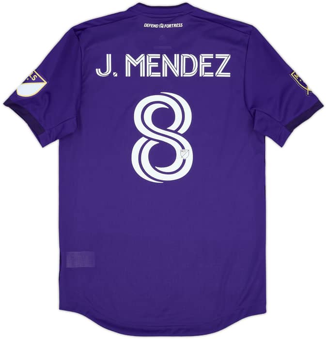 2019 Orlando City Authentic Home Shirt J. Mendez #8 - 10/10 - (S)
