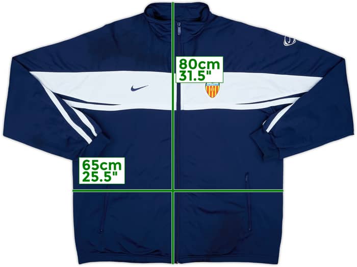 2001-02 Valencia Nike Track Jacket - 6/10 - (XL)