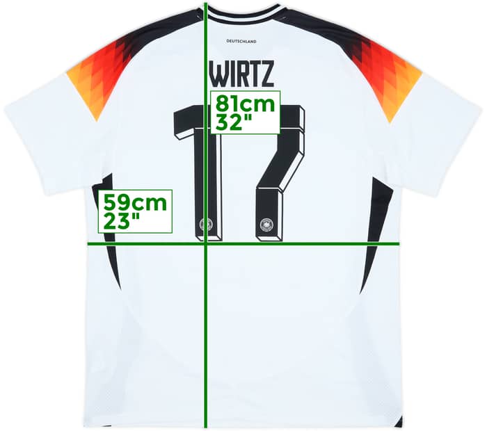 2024-25 Germany Home Shirt Wirtz #17 - 10/10 - (XL)