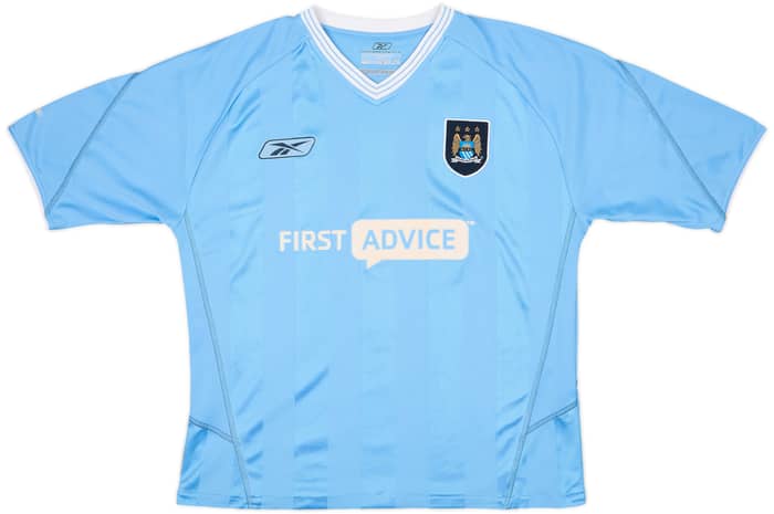 2003-04 Manchester City Home Shirt - 4/10 - (L)