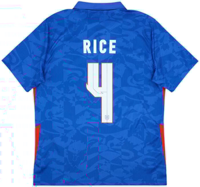 2020-21 England Away Shirt Rice #4 - 10/10 - (L)