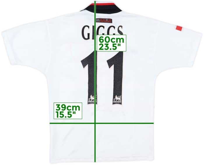 1997-99 Manchester United Away Shirt Giggs #11 - 6/10 - (M.Boys)