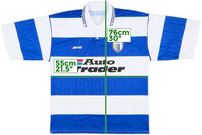 1992-93 Reading Home Shirt - 8/10 - (L)