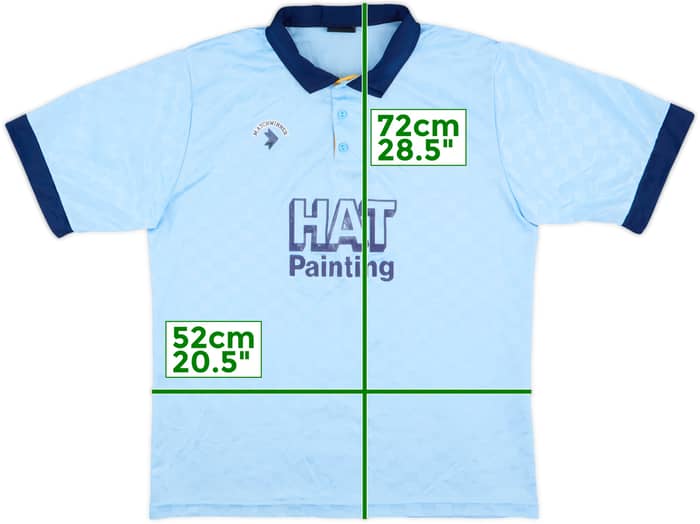 1990-91 Reading Home Shirt - 8/10 - (L)