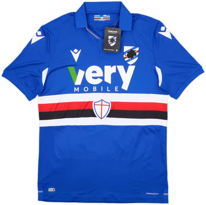 2020-21 Sampdoria Home Shirt Quagliarella #27 (L)