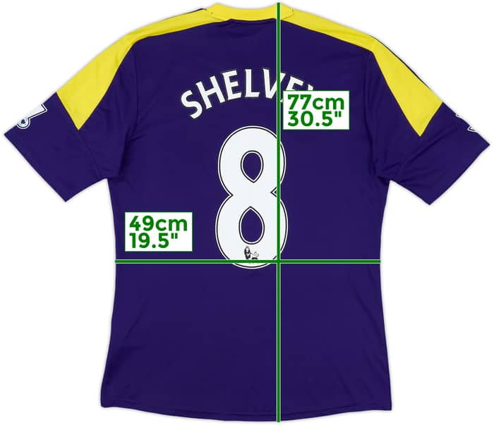 2013-14 Swansea Away Shirt Shelvey #8 - 8/10 - (M)