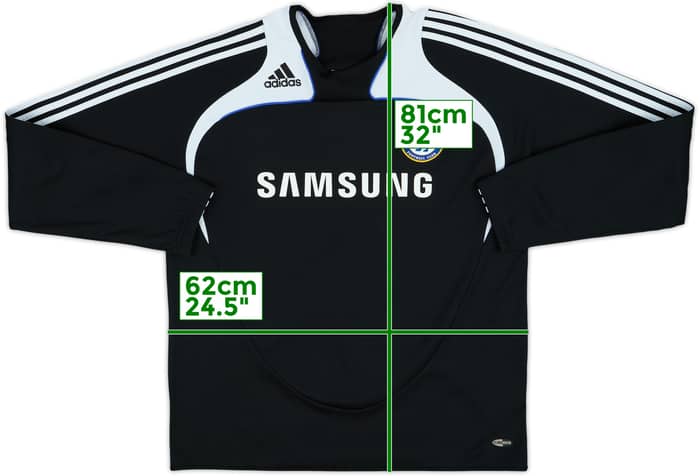 2008-09 Chelsea adidas Sweat Top - 8/10 - (L/XL)