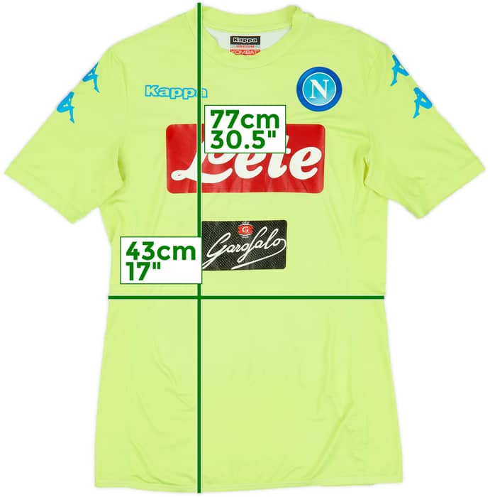 2016-17 Napoli Authentic GK S/S Shirt - 6/10 - (M)